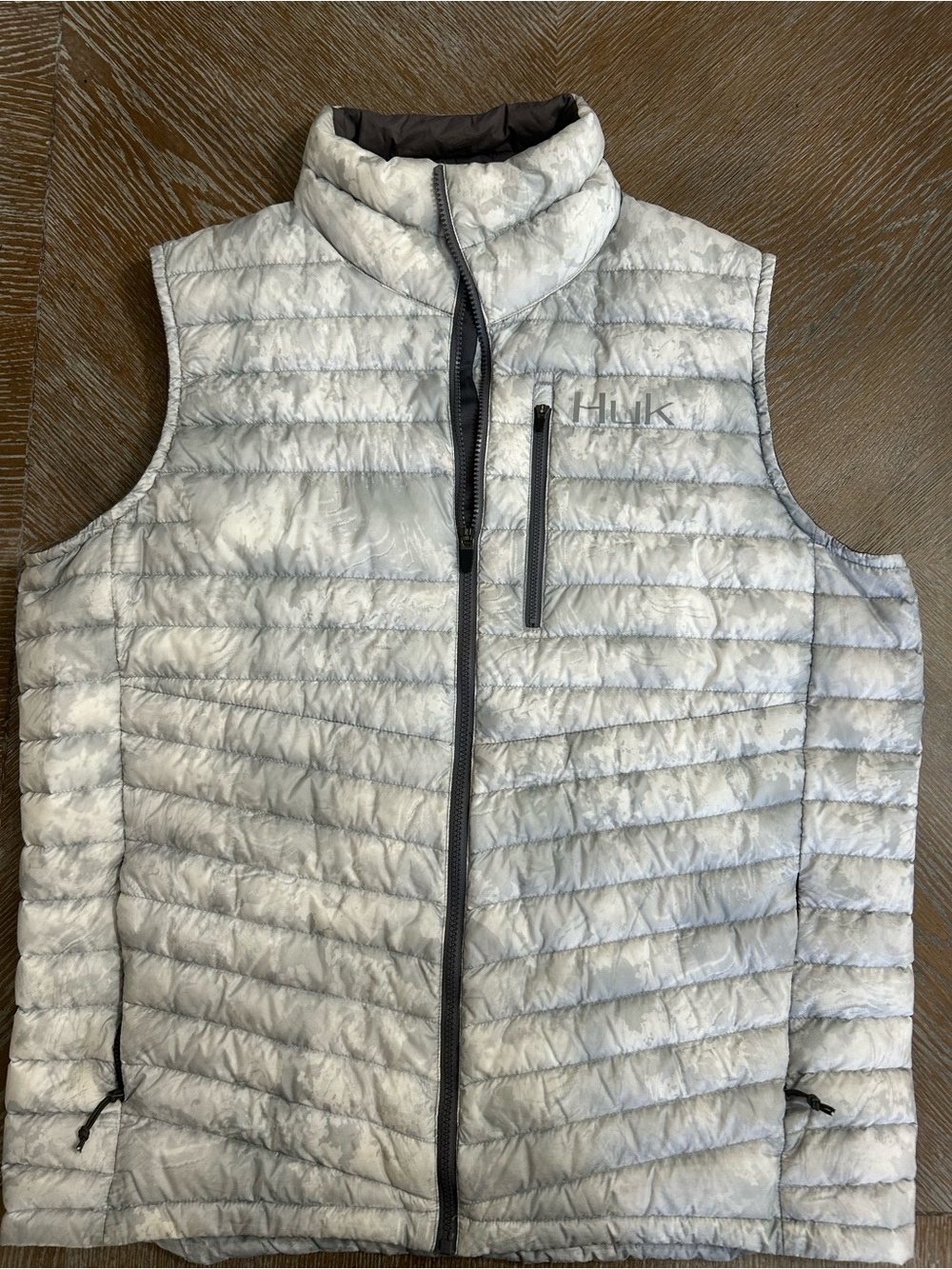 Huk Kids Light Gray Quilted Puffer Vest